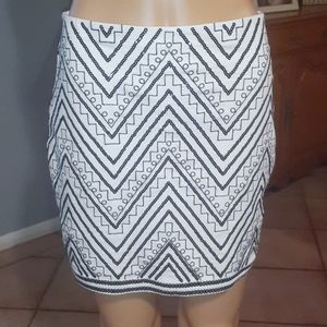 Express sequin embellished mini  skirt sz S